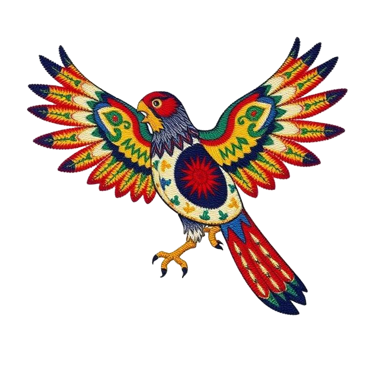 Turul, the sacred falcon